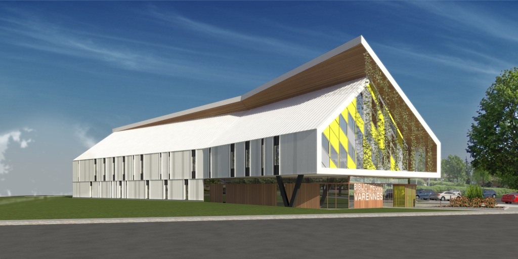 Varennes Net-Zero Library, project photo