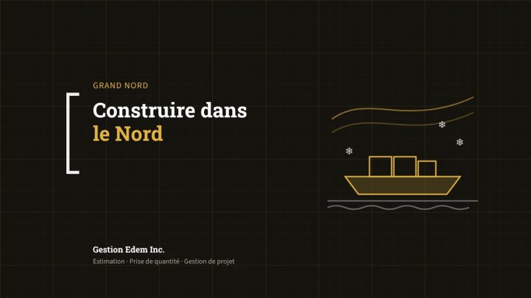 Construire dans le Nord : ce qui fait le prix d'un projet au Nunavik et au Nunavut